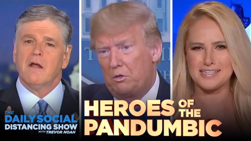 Saluting the Heroes of the Coronavirus Pandumbic | The Daily Show - YouTube