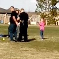 Former police officer arrested in park for throwing ball with daughter due to coronavirus social distancing rules - ABC News