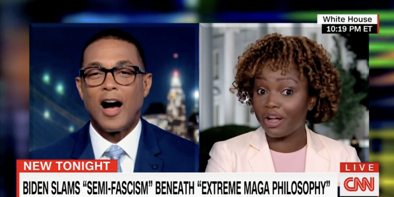 Karine Jean-Pierre clashes with CNN's Don Lemon on Biden's 'semi-fascism' jab against GOP | Fox News