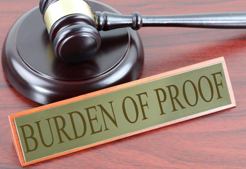 Burden of Proof